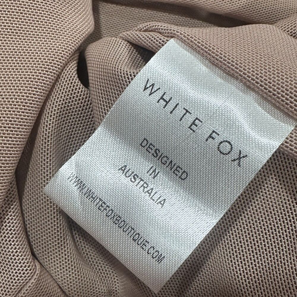 White Fox Boutique rushed strapless size small mini dress - Picture 7 of 9